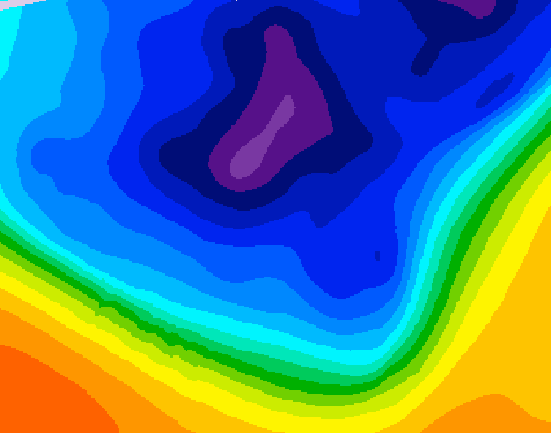 GDPS 500 millibar geopotential height 066 hour forecast chart for Canada based on 2026/03/10 0000Z data