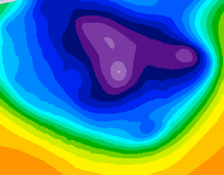 GDPS 500 millibar geopotential height 102 hour forecast chart for Canada based on 2026/03/10 0000Z data