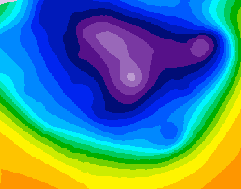 GDPS 500 millibar geopotential height 108 hour forecast chart for Canada based on 2026/03/10 0000Z data