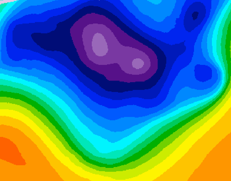 GDPS 500 millibar geopotential height 138 hour forecast chart for Canada based on 2026/03/10 0000Z data