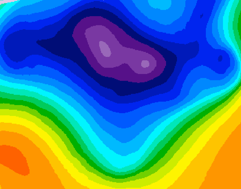 GDPS 500 millibar geopotential height 144 hour forecast chart for Canada based on 2026/03/10 0000Z data