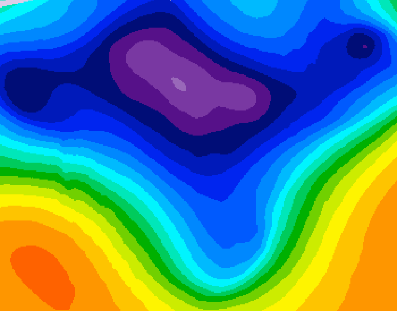 GDPS 500 millibar geopotential height 156 hour forecast chart for Canada based on 2026/03/10 0000Z data