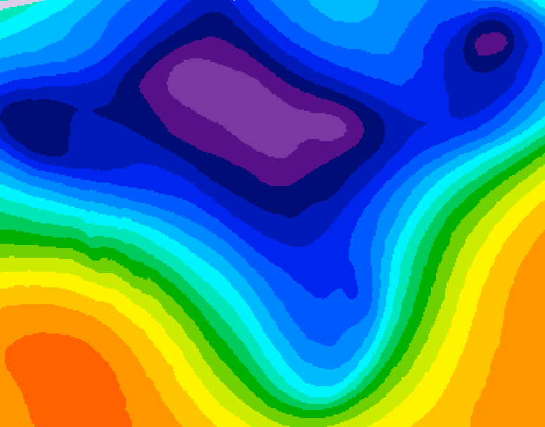 GDPS 500 millibar geopotential height 162 hour forecast chart for Canada based on 2026/03/10 0000Z data