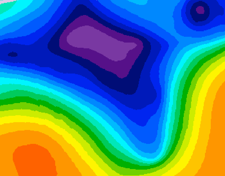 GDPS 500 millibar geopotential height 174 hour forecast chart for Canada based on 2026/03/10 0000Z data