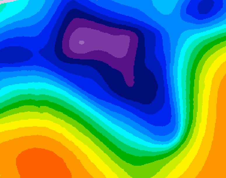 GDPS 500 millibar geopotential height 186 hour forecast chart for Canada based on 2026/03/10 0000Z data