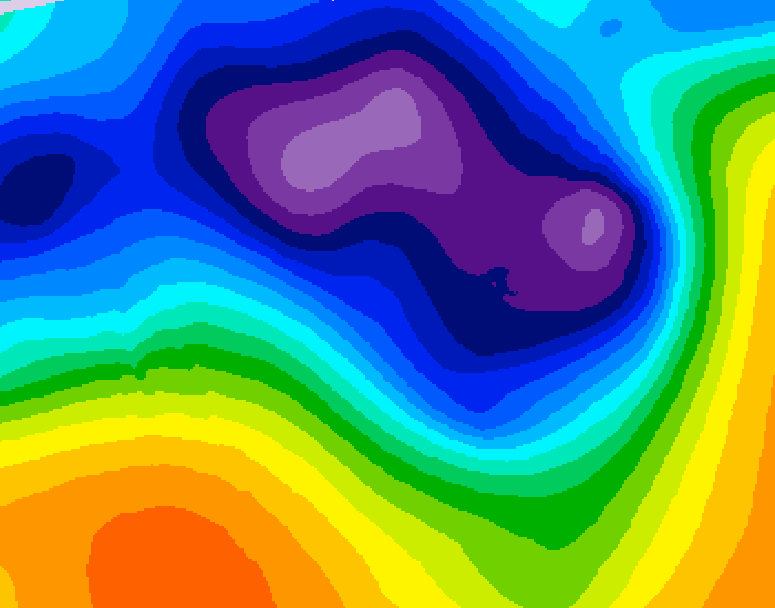 GDPS 500 millibar geopotential height 204 hour forecast chart for Canada based on 2026/03/10 0000Z data