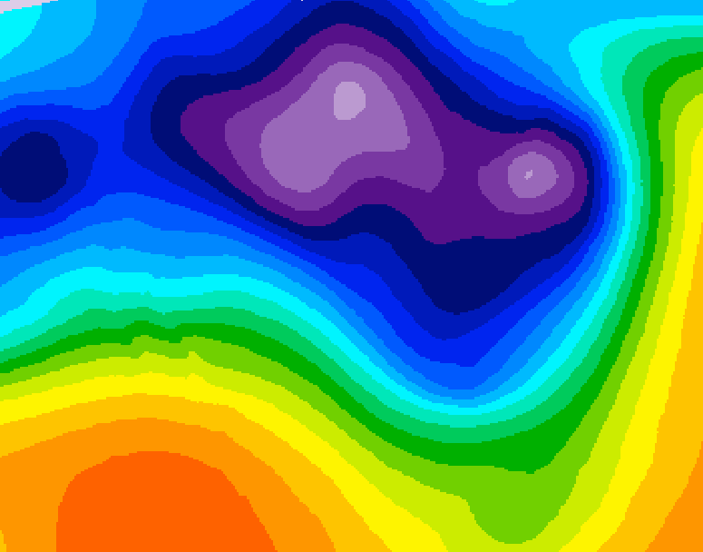 GDPS 500 millibar geopotential height 210 hour forecast chart for Canada based on 2026/03/10 0000Z data