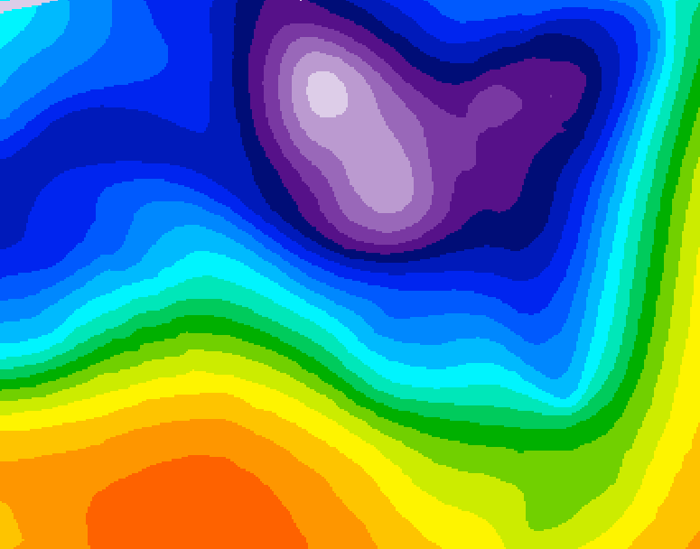 GDPS 500 millibar geopotential height 234 hour forecast chart for Canada based on 2026/03/10 0000Z data