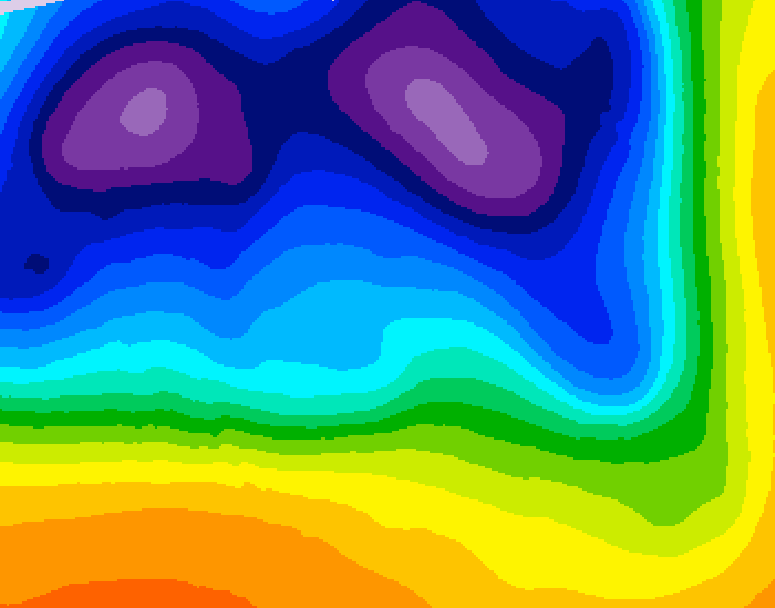 GDPS 500 millibar geopotential height 228 hour forecast chart for Canada based on 2026/03/10 1200Z data