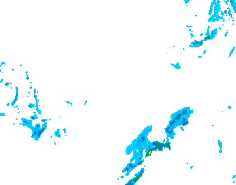 GDPS precipitation 042 hour forecast chart for Canada based on 2026/03/10 0000Z data