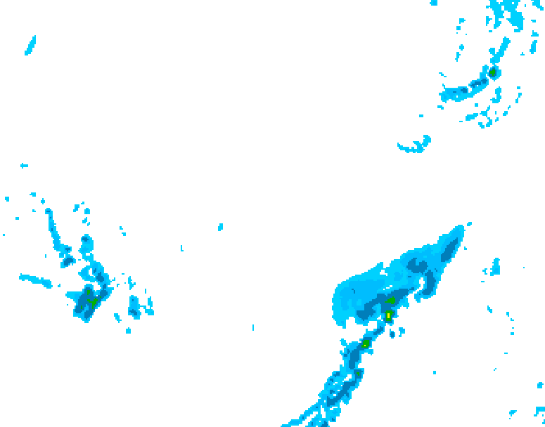 GDPS precipitation 048 hour forecast chart for Canada based on 2026/03/10 0000Z data