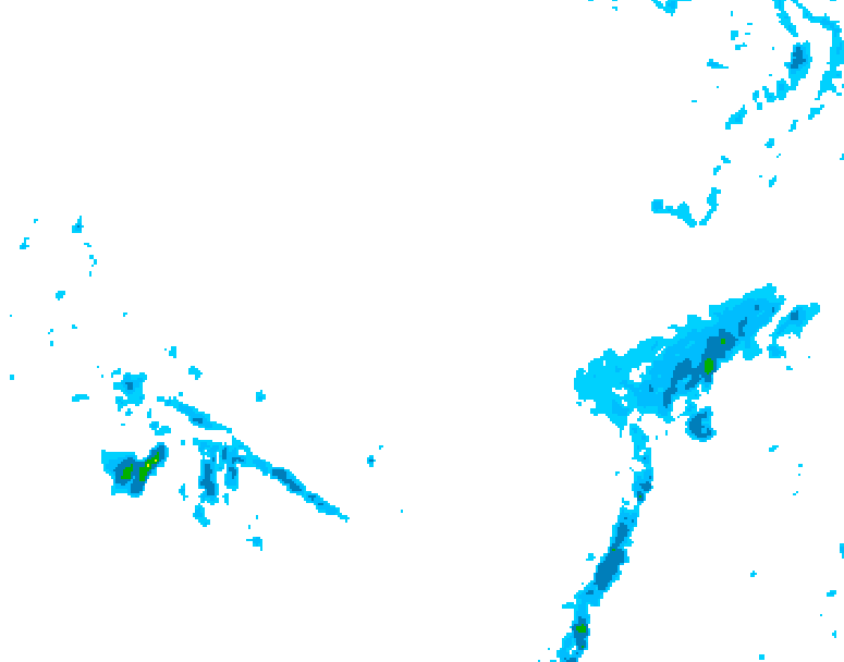 GDPS precipitation 060 hour forecast chart for Canada based on 2026/03/10 0000Z data
