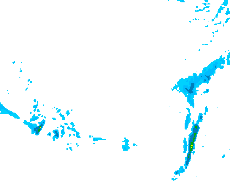GDPS precipitation 072 hour forecast chart for Canada based on 2026/03/10 0000Z data