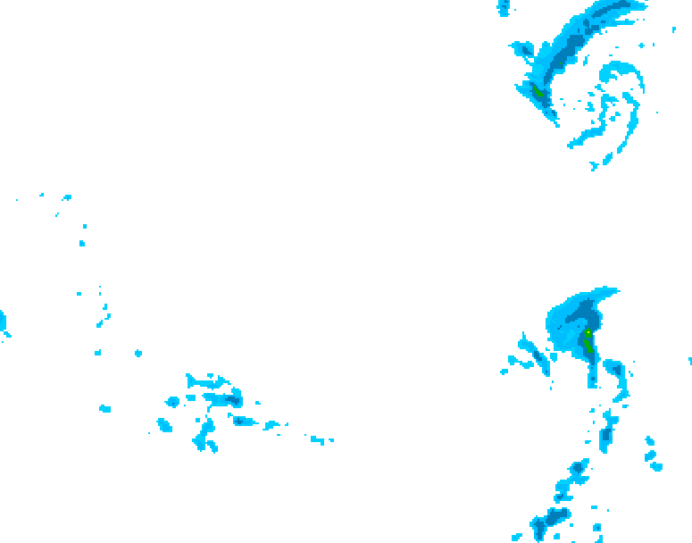GDPS precipitation 114 hour forecast chart for Canada based on 2026/03/10 0000Z data
