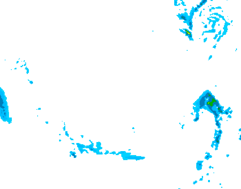 GDPS precipitation 120 hour forecast chart for Canada based on 2026/03/10 0000Z data