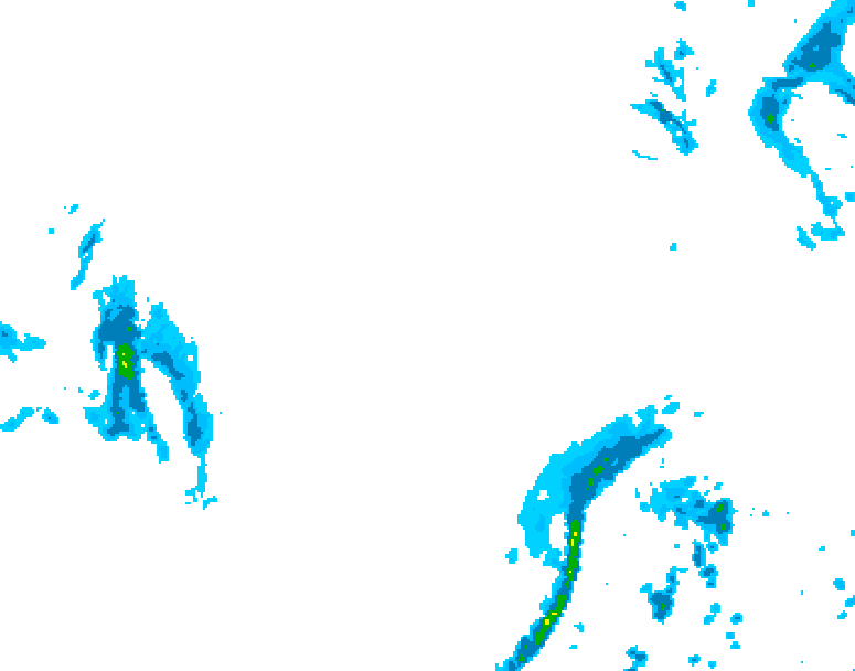 GDPS precipitation 150 hour forecast chart for Canada based on 2026/03/10 0000Z data
