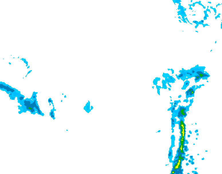 GDPS precipitation 174 hour forecast chart for Canada based on 2026/03/10 0000Z data