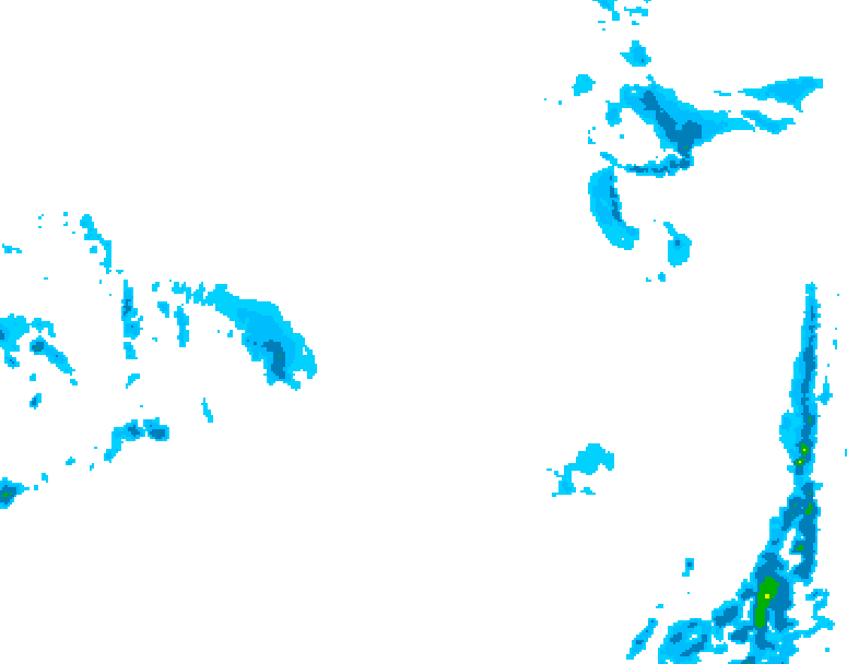 GDPS precipitation 210 hour forecast chart for Canada based on 2026/03/10 0000Z data