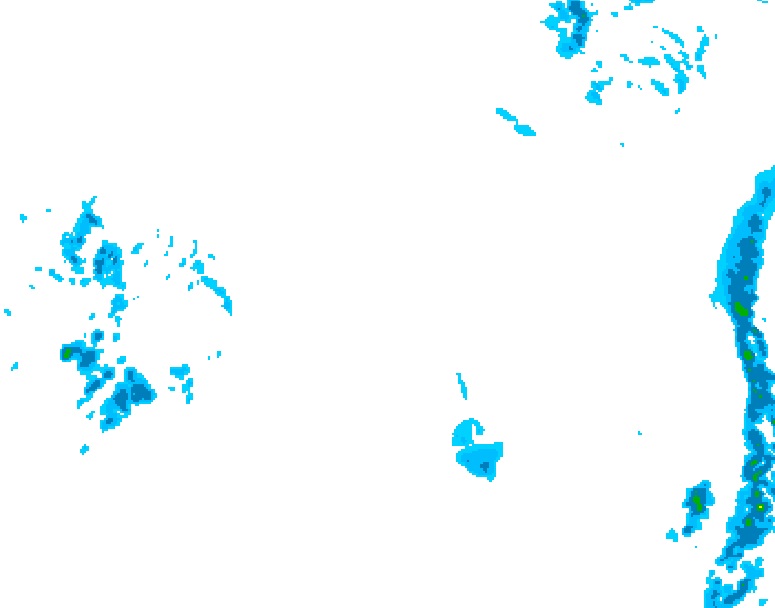 GDPS precipitation 234 hour forecast chart for Canada based on 2026/03/10 0000Z data