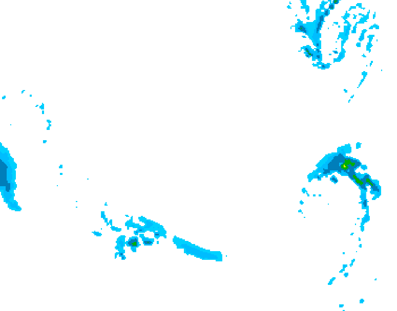 GDPS precipitation 108 hour forecast chart for Canada based on 2026/03/10 1200Z data