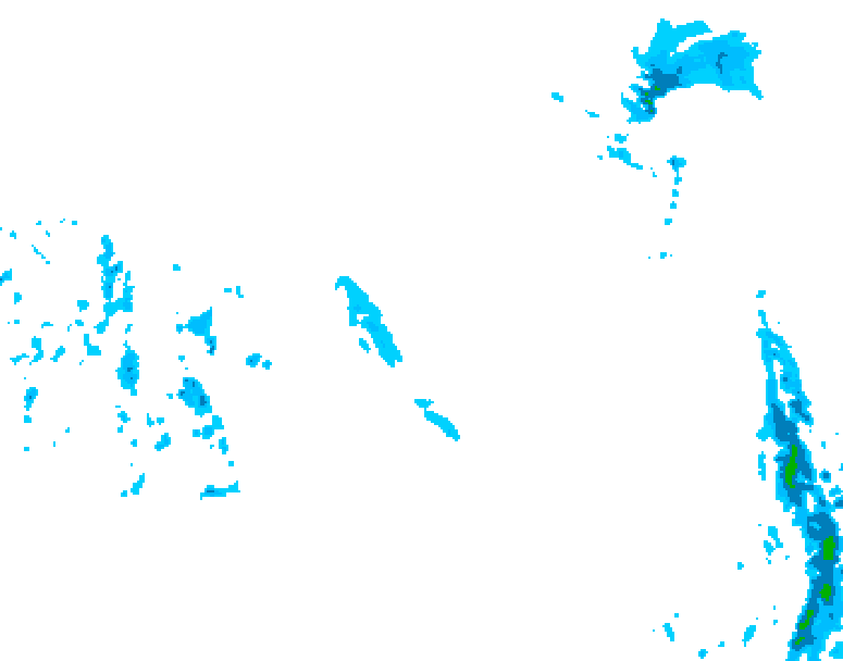 GDPS precipitation 216 hour forecast chart for Canada based on 2026/03/10 1200Z data
