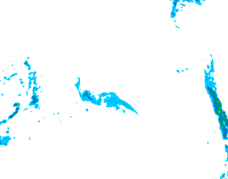 GDPS precipitation 228 hour forecast chart for Canada based on 2026/03/10 1200Z data