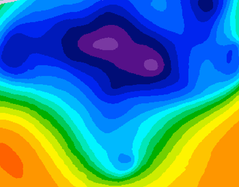 GDPS 500 millibar geopotential height 108 hour forecast chart for Canada based on 2026/03/11 1200Z data