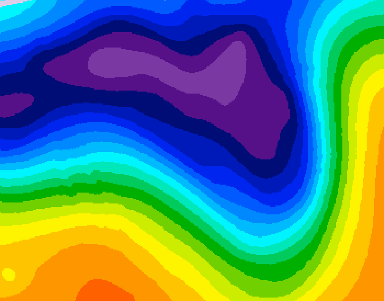 GDPS 500 millibar geopotential height 168 hour forecast chart for Canada based on 2026/03/11 1200Z data