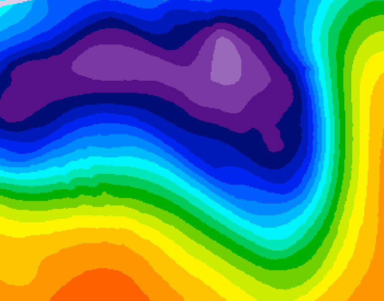 GDPS 500 millibar geopotential height 174 hour forecast chart for Canada based on 2026/03/11 1200Z data