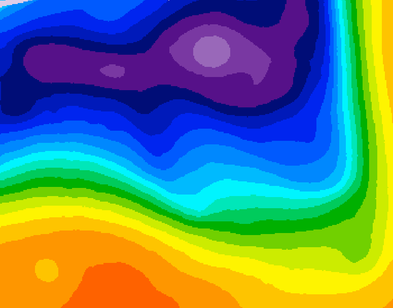 GDPS 500 millibar geopotential height 204 hour forecast chart for Canada based on 2026/03/11 1200Z data