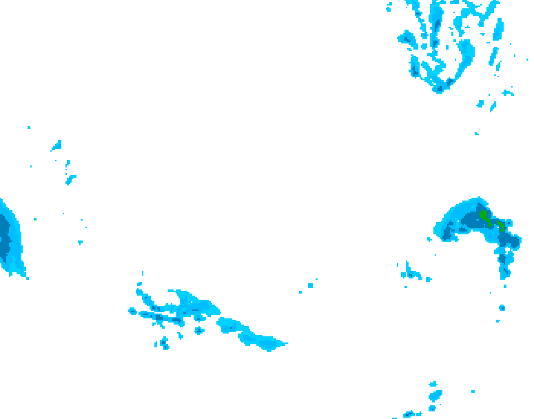 GDPS precipitation 096 hour forecast chart for Canada based on 2026/03/11 0000Z data