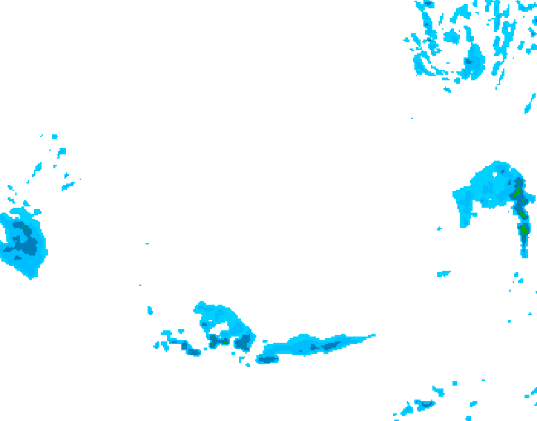 GDPS precipitation 102 hour forecast chart for Canada based on 2026/03/11 0000Z data