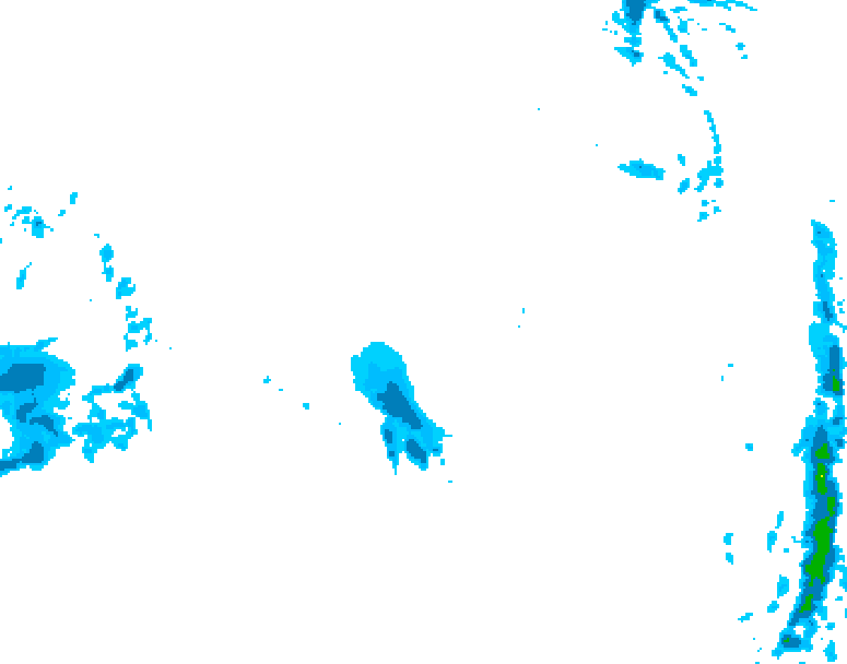 GDPS precipitation 210 hour forecast chart for Canada based on 2026/03/11 0000Z data