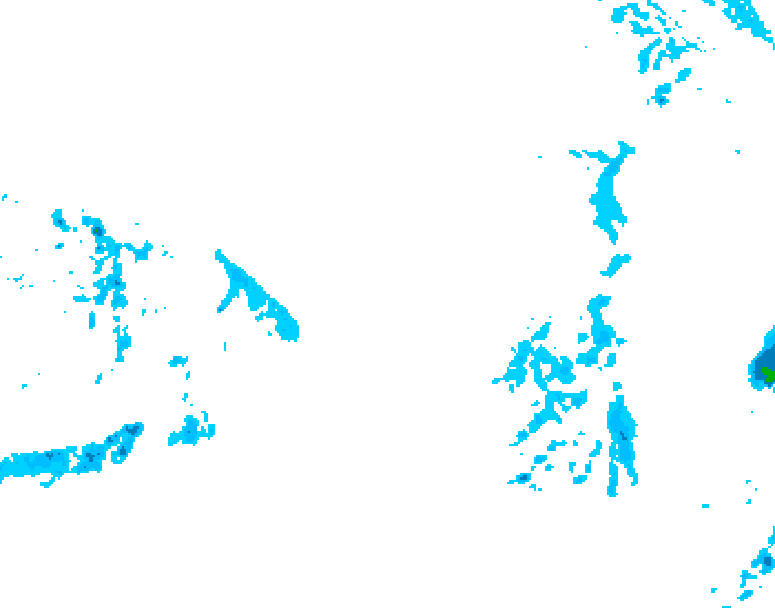 GDPS precipitation 240 hour forecast chart for Canada based on 2026/03/11 0000Z data