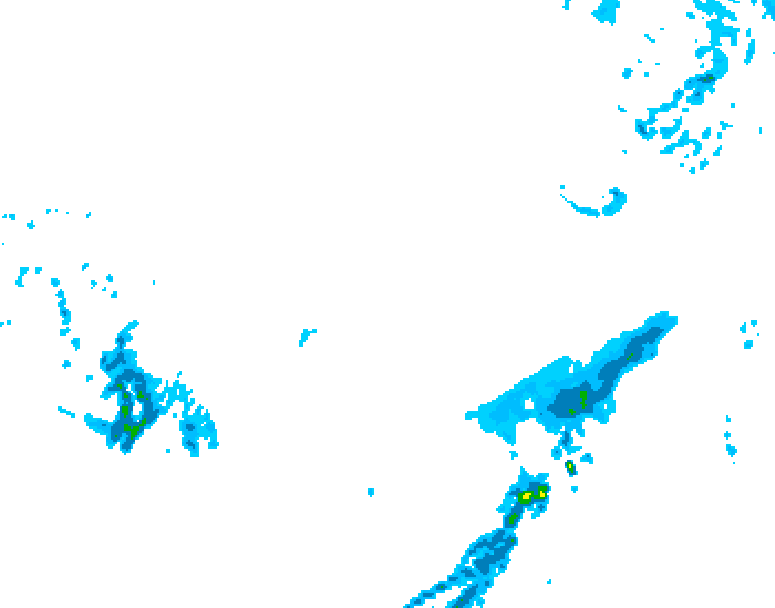 GDPS precipitation 012 hour forecast chart for Canada based on 2026/03/11 1200Z data