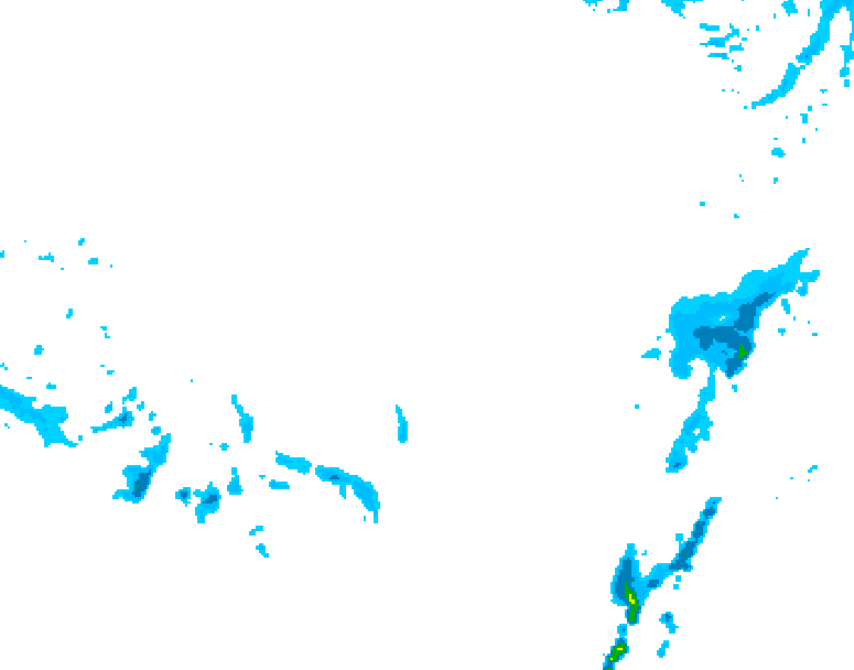 GDPS precipitation 030 hour forecast chart for Canada based on 2026/03/11 1200Z data