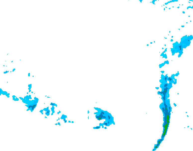 GDPS precipitation 042 hour forecast chart for Canada based on 2026/03/11 1200Z data