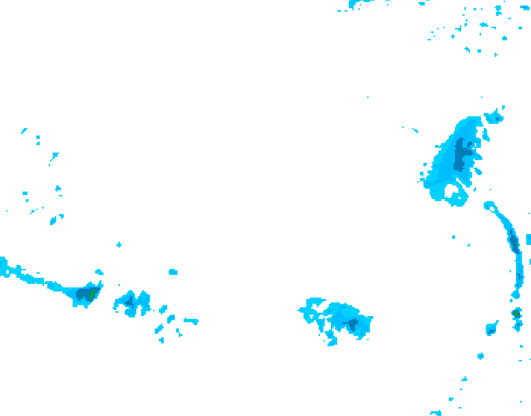 GDPS precipitation 054 hour forecast chart for Canada based on 2026/03/11 1200Z data