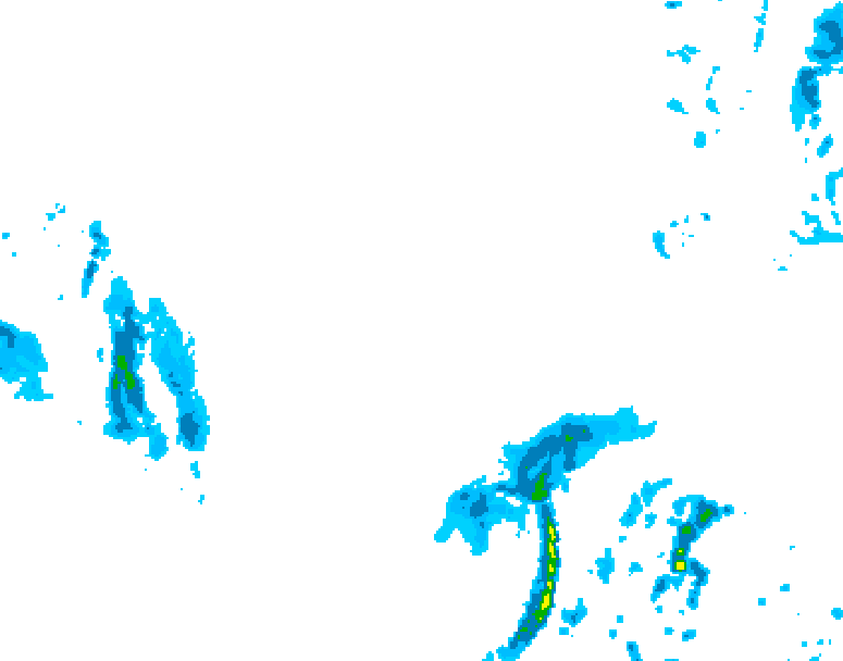 GDPS precipitation 114 hour forecast chart for Canada based on 2026/03/11 1200Z data