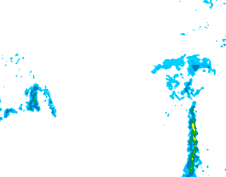 GDPS precipitation 150 hour forecast chart for Canada based on 2026/03/11 1200Z data