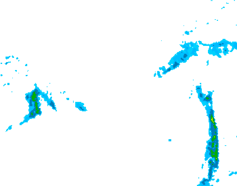 GDPS precipitation 162 hour forecast chart for Canada based on 2026/03/11 1200Z data
