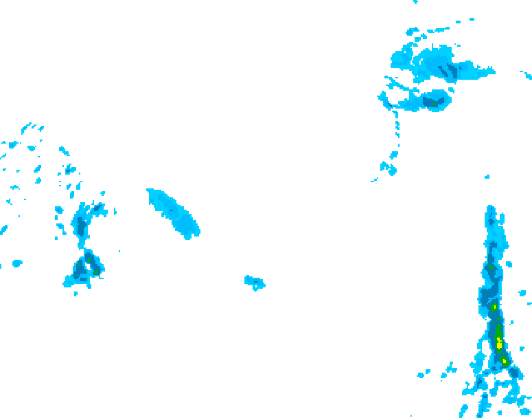 GDPS precipitation 174 hour forecast chart for Canada based on 2026/03/11 1200Z data