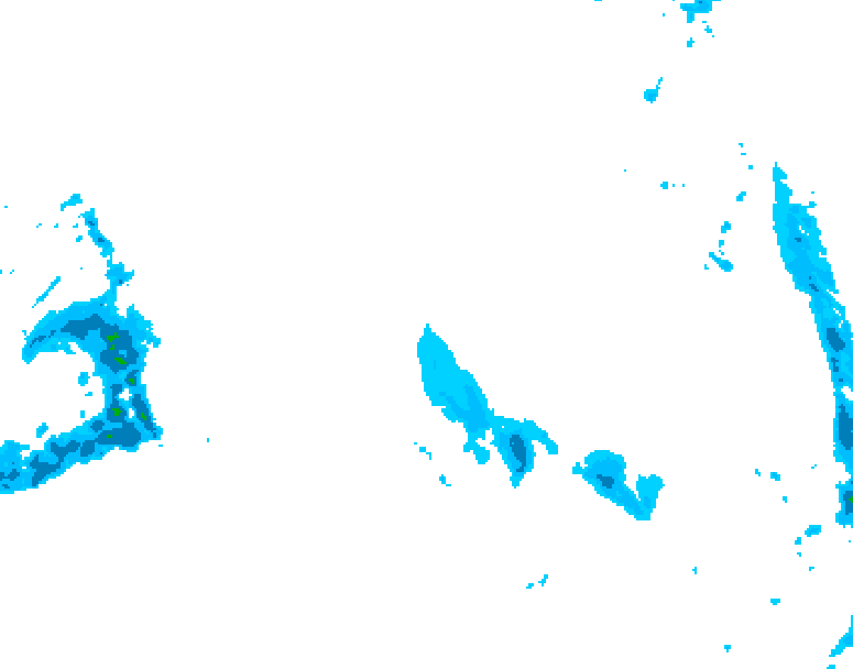 GDPS precipitation 210 hour forecast chart for Canada based on 2026/03/11 1200Z data