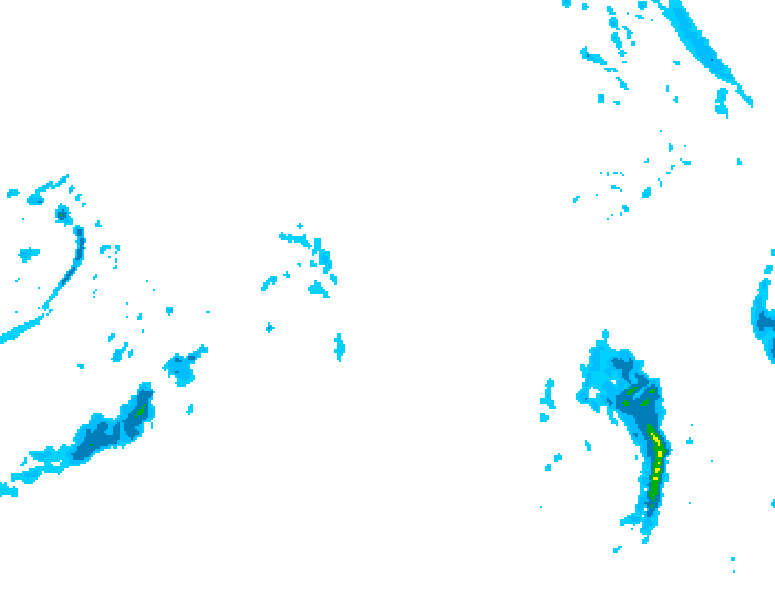 GDPS precipitation 240 hour forecast chart for Canada based on 2026/03/11 1200Z data