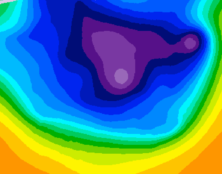 GDPS 500 millibar geopotential height 060 hour forecast chart for Canada based on 2026/03/12 0000Z data
