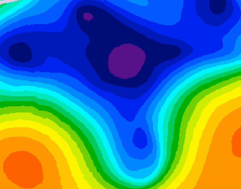 GDPS 500 millibar geopotential height 120 hour forecast chart for Canada based on 2026/03/12 0000Z data
