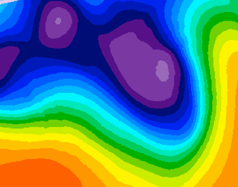 GDPS 500 millibar geopotential height 162 hour forecast chart for Canada based on 2026/03/12 0000Z data