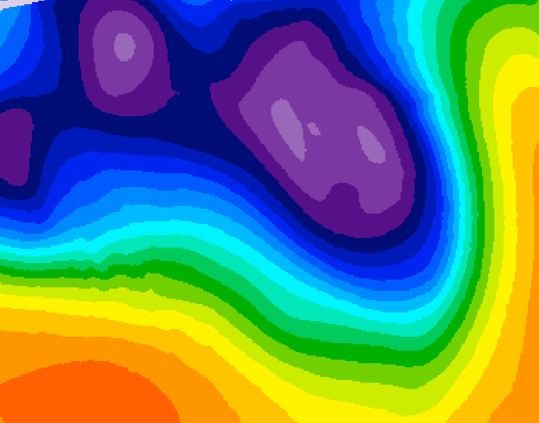 GDPS 500 millibar geopotential height 168 hour forecast chart for Canada based on 2026/03/12 0000Z data