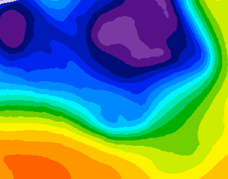GDPS 500 millibar geopotential height 204 hour forecast chart for Canada based on 2026/03/12 0000Z data