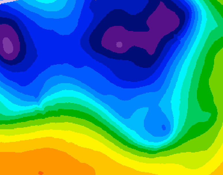 GDPS 500 millibar geopotential height 228 hour forecast chart for Canada based on 2026/03/12 0000Z data